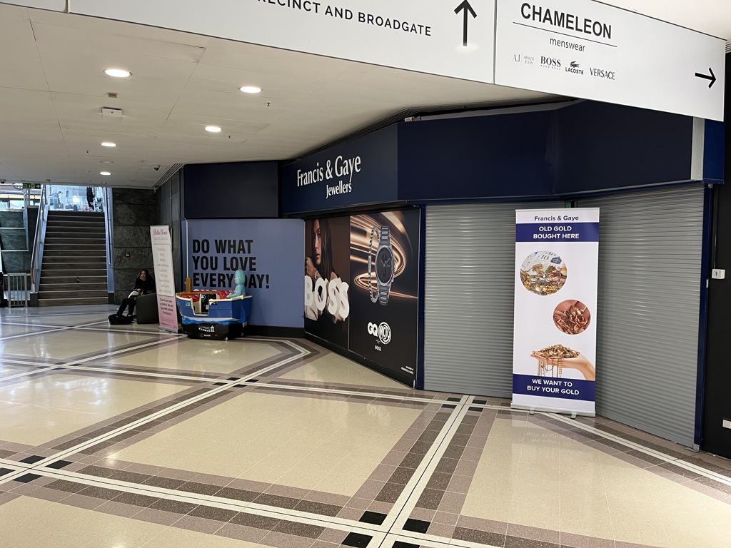 Unit A4a First Floor Kiosk, West Orchard Shopping Centre, Smithford Way, Coventry, West Midlands, CV1 1QX