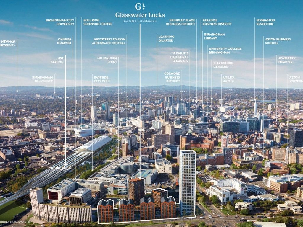 Unit E1.1 Glasswater Locks, Eastside, Birmingham, West Midlands, B4 7RQ