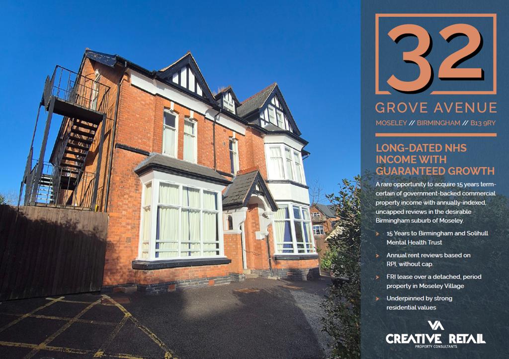 32 Grove Avenue, Moseley, Birmingham, West Midlands, B13 9RY