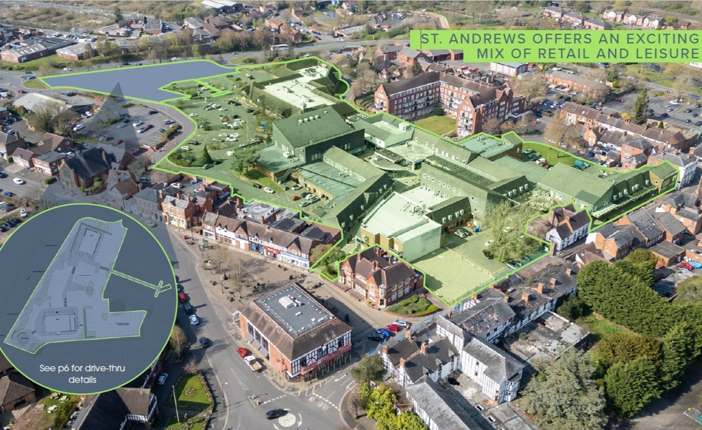 Various Units At St Andrews Square Shopping Centre, Droitwich Spa, Worcestershire, WR9 8HE