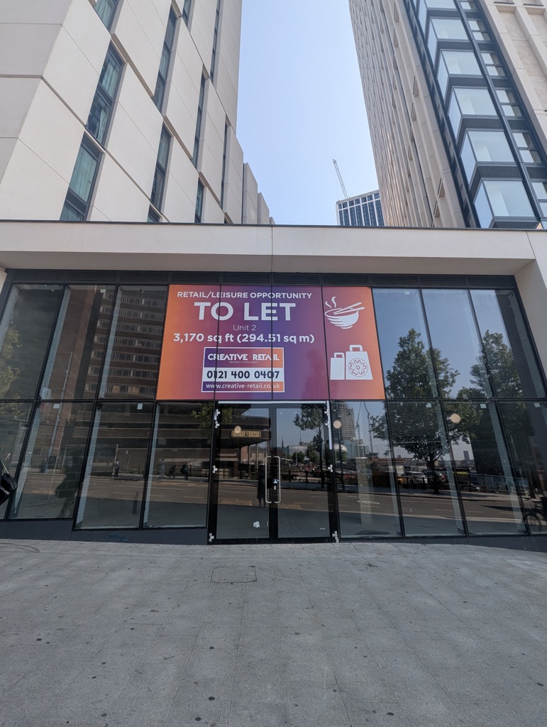 Unit 1,  Phase II, Birmingham City Centre, Birmingham, West Midlands, B4 7LR