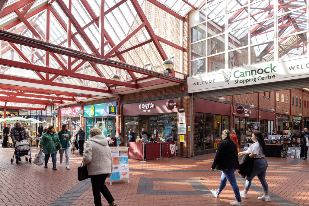 Various Units, Cannock Shopping Centre, Market Hall Street, Cannock, WS11 1EB