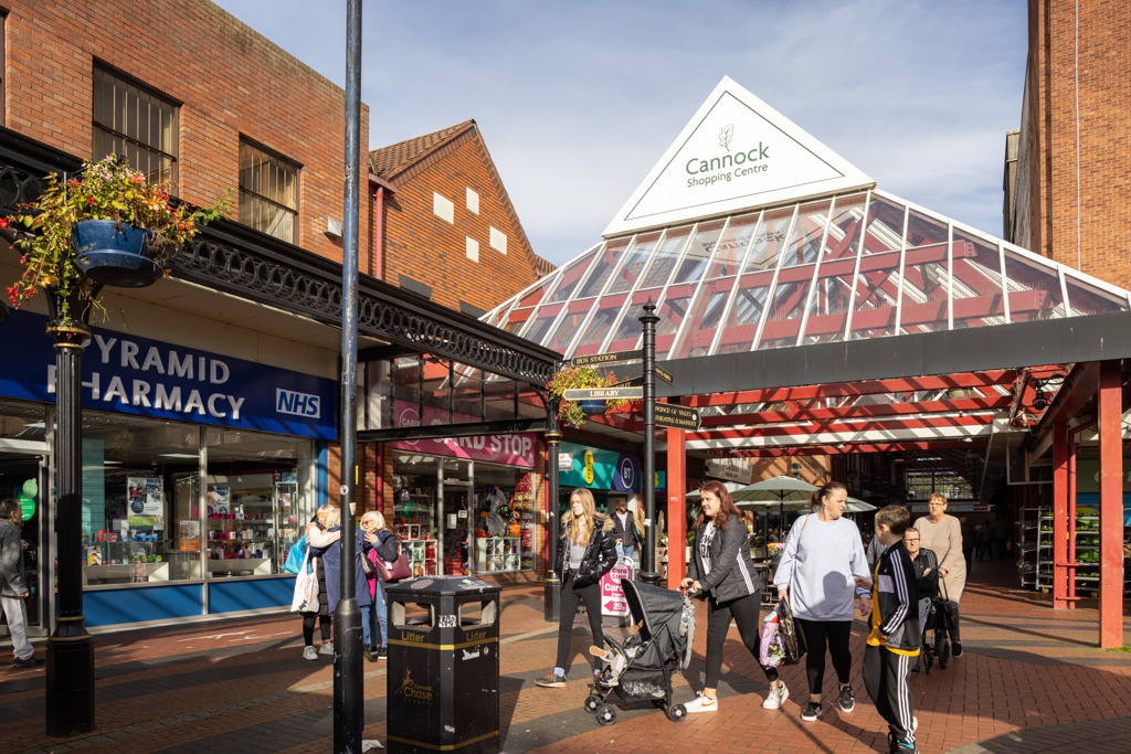 Various Units, Cannock Shopping Centre, Market Hall Street, Cannock, WS11 1EB