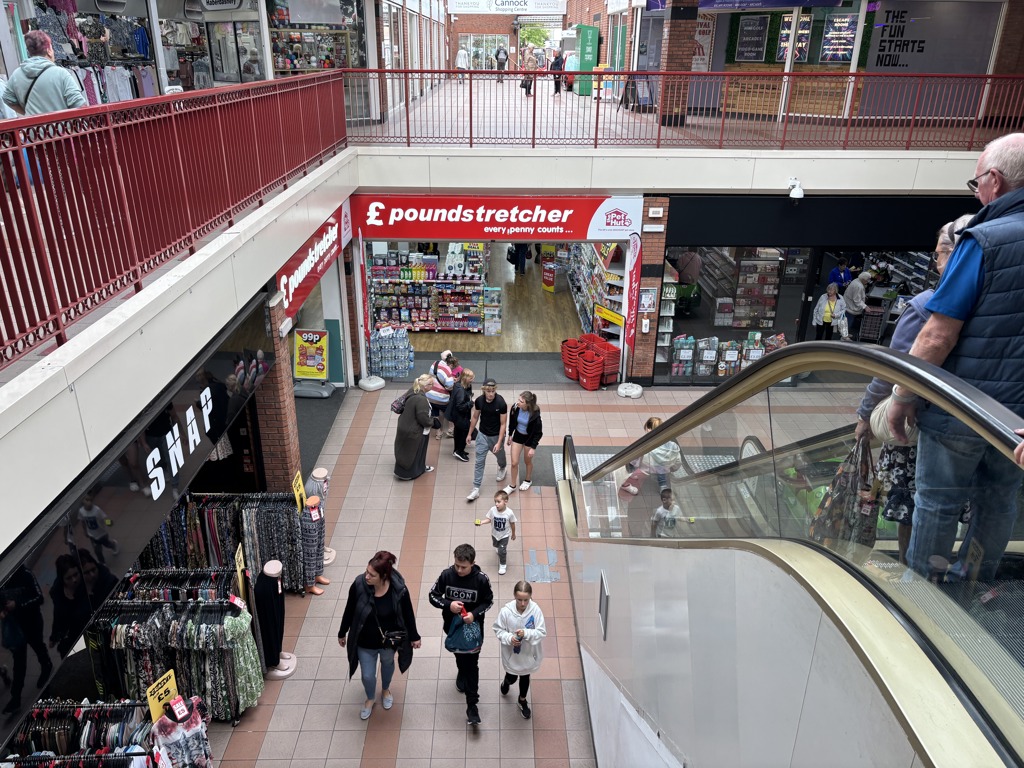 Unit 15, Cannock Shopping Centre, Cannock, Staffordshire, WS11 1WS