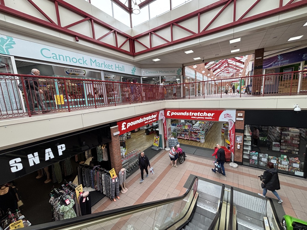 Unit 15, Cannock Shopping Centre, Cannock, Staffordshire, WS11 1WS