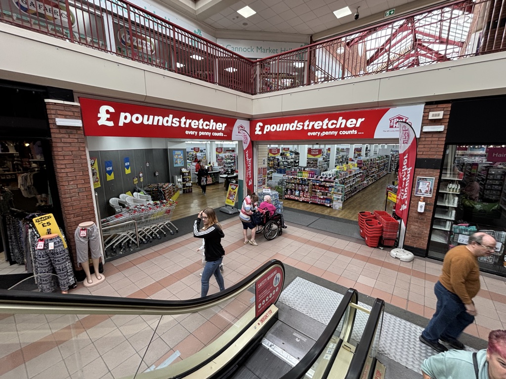 Unit 15, Cannock Shopping Centre, Cannock, Staffordshire, WS11 1WS