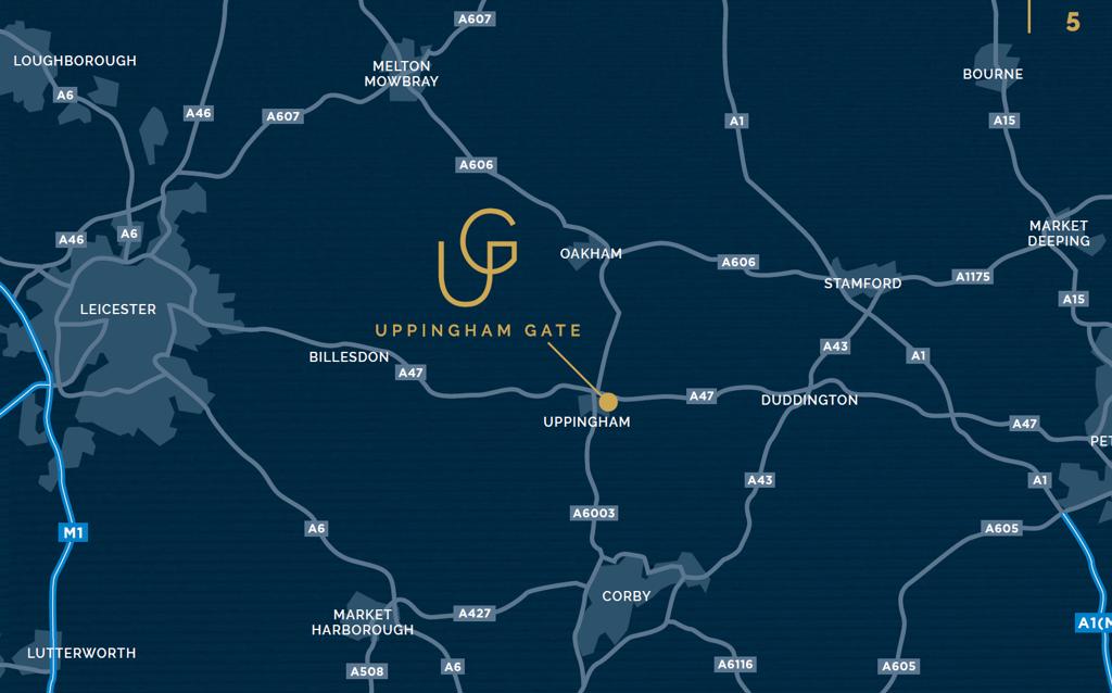 New Development, Uppingham Gate, Uppingham, Oakham, Rutland, LE15 9NY