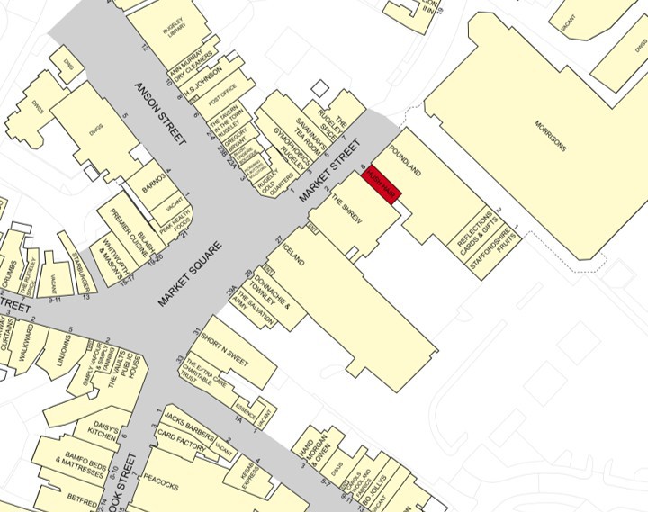 1 Shrewsbury Mall, Rugeley, Staffordshire, WS15 2JT