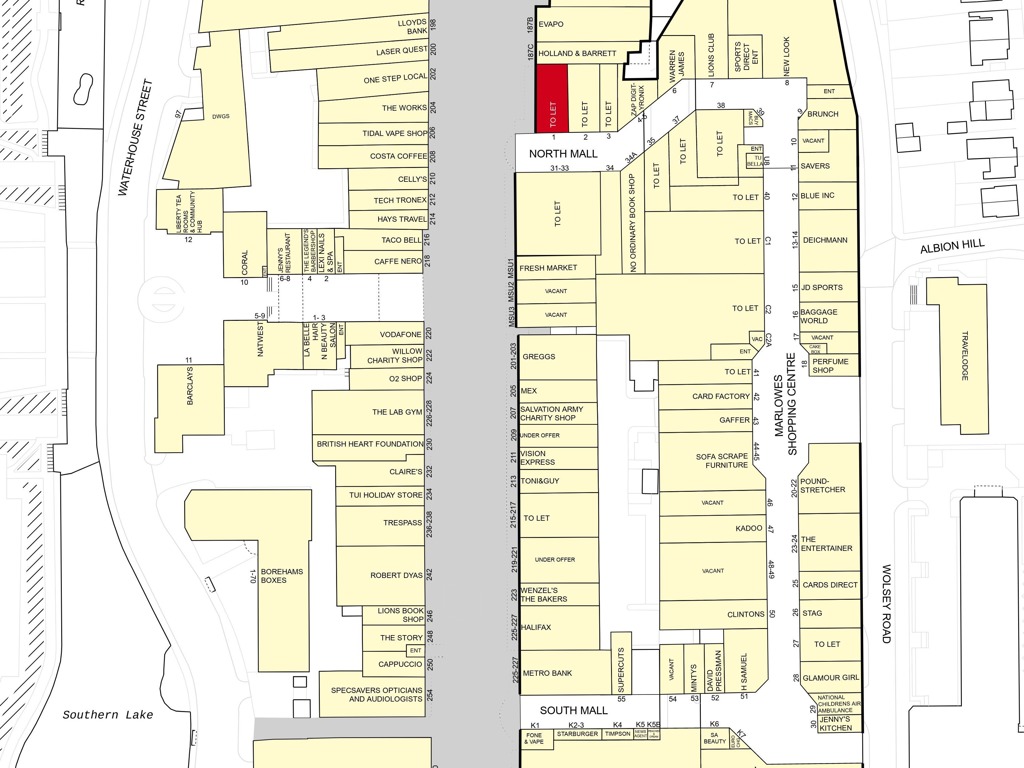 Unit 1, The Marlowes Centre, Marlowes, Hemel Hempstead, Hertfordshire, HP1 1DX