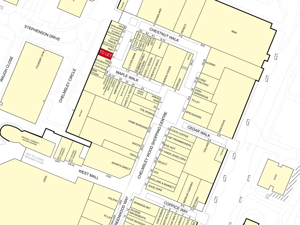 Unit 49, 8 Maple Walk, Chelmsley Wood Shopping Centre, Birmingham B37 5TS