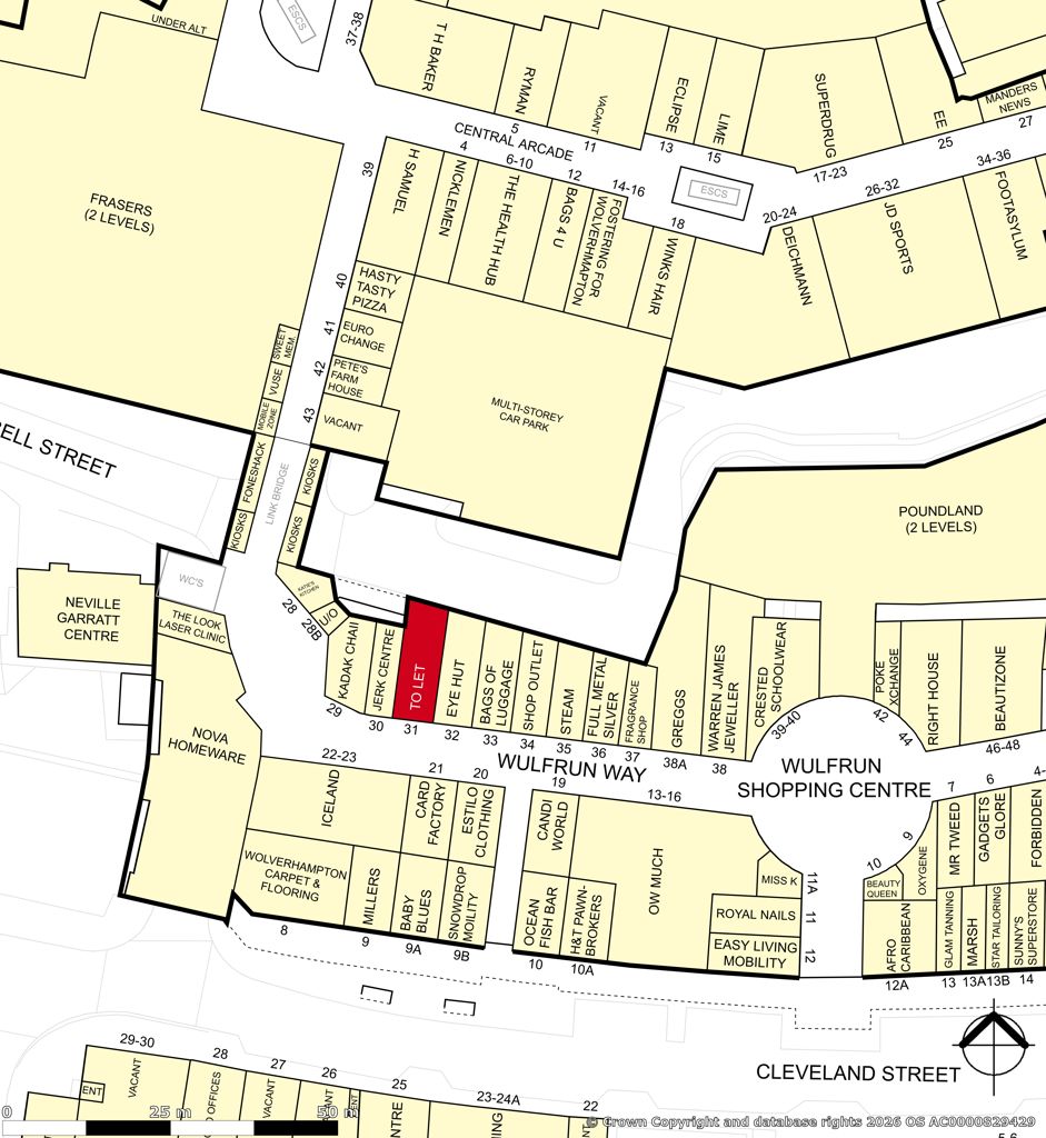 Unit 18, 31 Wulfrun Way, Wulfrun Shopping Centre, Wolverhampton, WV1 3HH