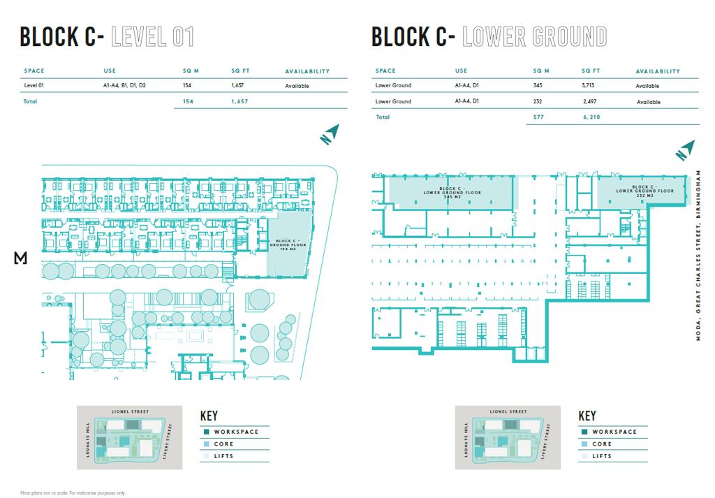 Block C, Moda, Great Charles Street, Birmingham, B3 2BJ