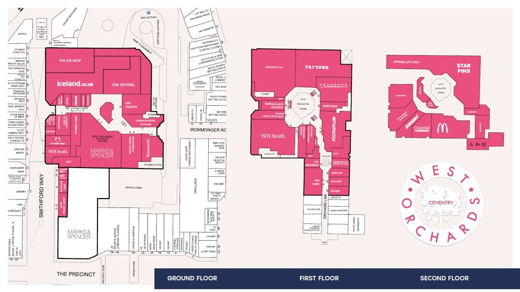 Unit 29 Orchard Link, West Orchard Shopping Centre, Smithford Way, Coventry, West Midlands, CV1 1QX