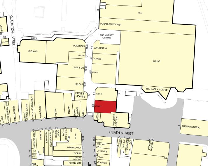 8-9 Market Centre, Crewe, Crewe, Cheshire, CW1 2NG