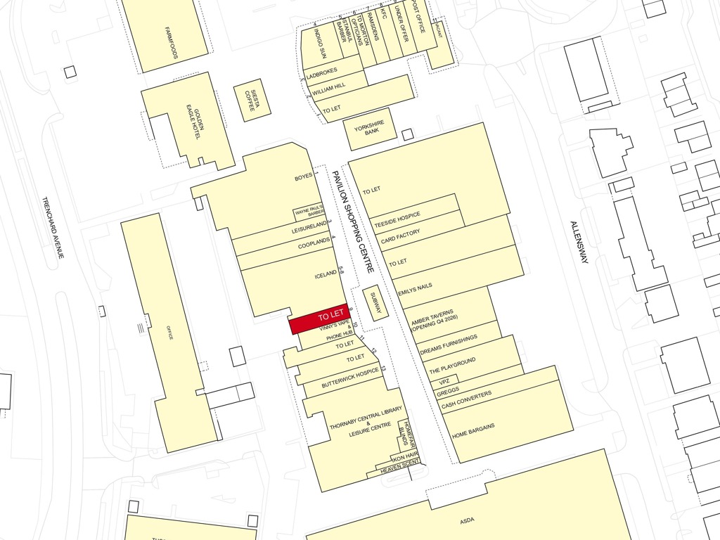 Unit 9 Wrightson House Pavilions Shopping Centre, Thornaby, North Yorkshire, TS17 9FF