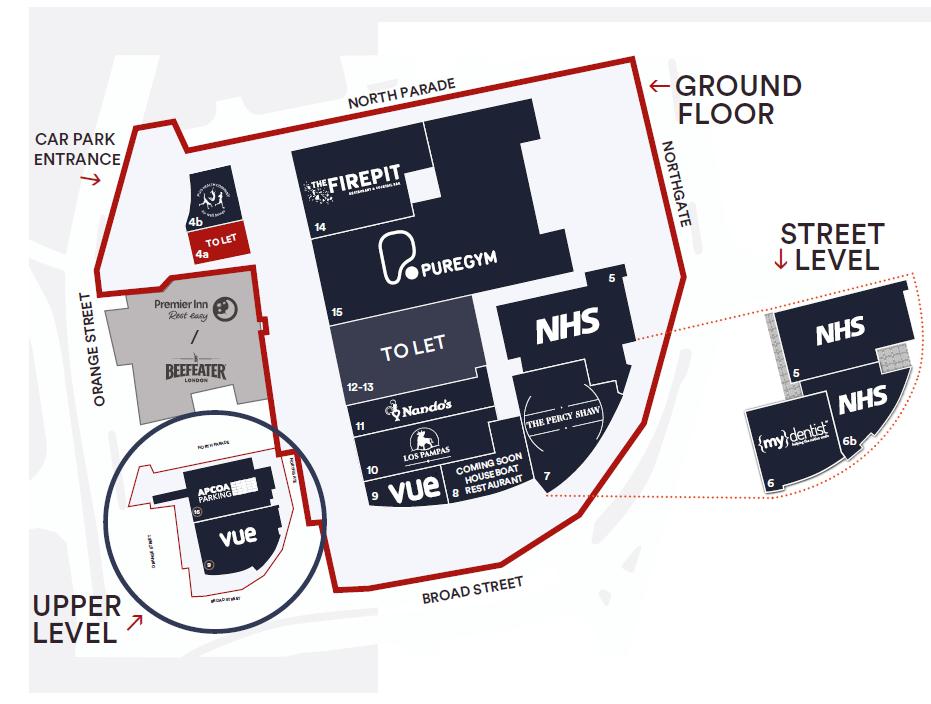 Unit 4a, Broad Street Plaza, North Parade, Halifax, West Yorkshire, HX1 1YQ