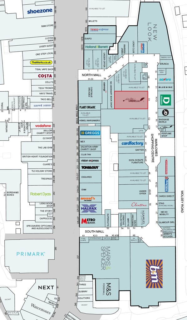 Store C1, The Marlowes Centre, Marlowes, Hemel Hempstead, Hertfordshire, HP1 1DX