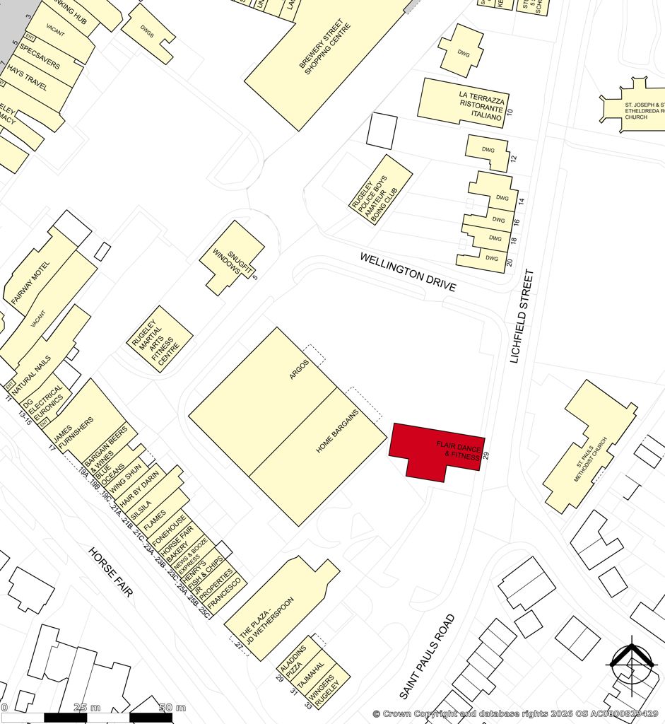 St Pauls Methodist Hall, Lichfield Street, Rugeley, Staffordshire, WS15 2EH